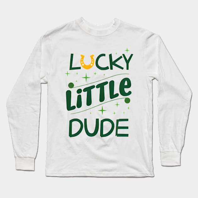 vintage-lucky little dude Long Sleeve T-Shirt by soorney